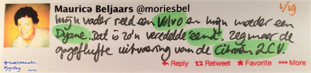 Handgeschreven tweet 01