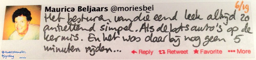 Handgeschreven tweet 06