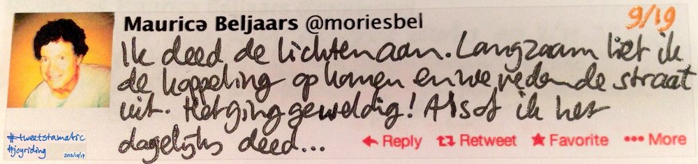 Handgeschreven tweet 09