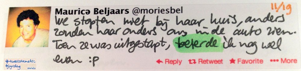 Handgeschreven tweet 11