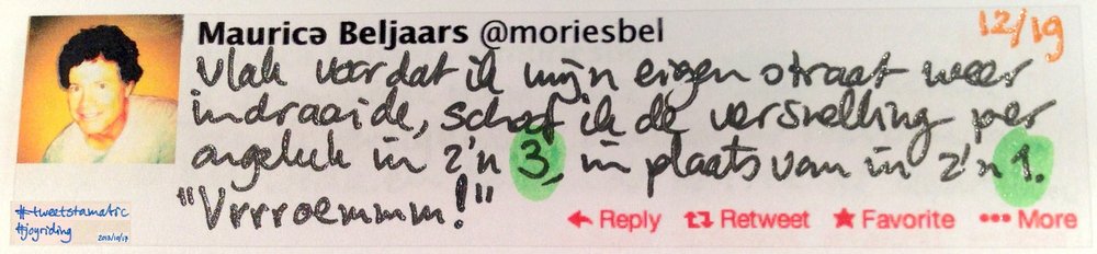 Handgeschreven tweet 12