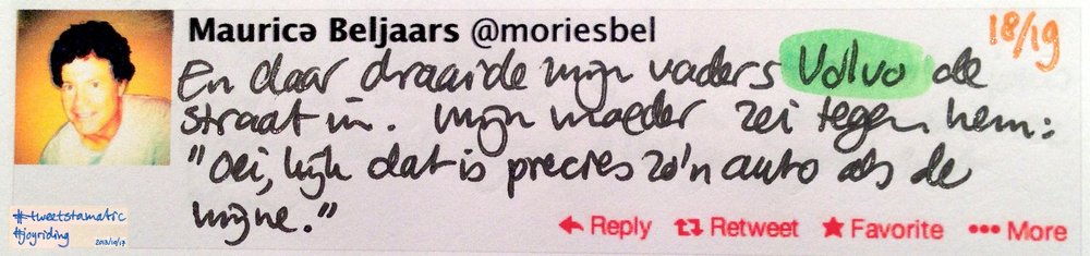 Handgeschreven tweet 18