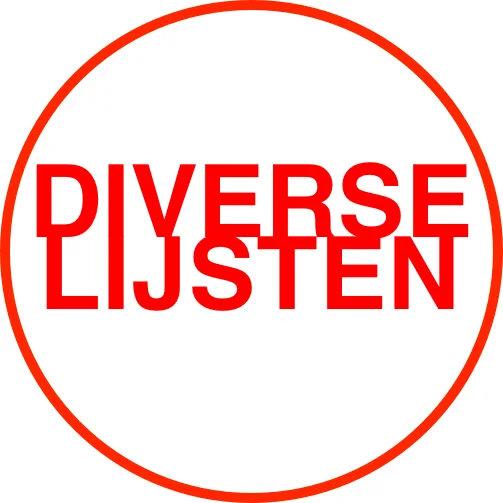 Rond logo van Diverse Lijsten